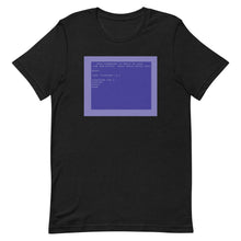 Load image into Gallery viewer, Commodore 64 Boot Up Screen T-Shirt

