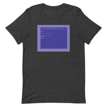Load image into Gallery viewer, Commodore 64 Boot Up Screen T-Shirt